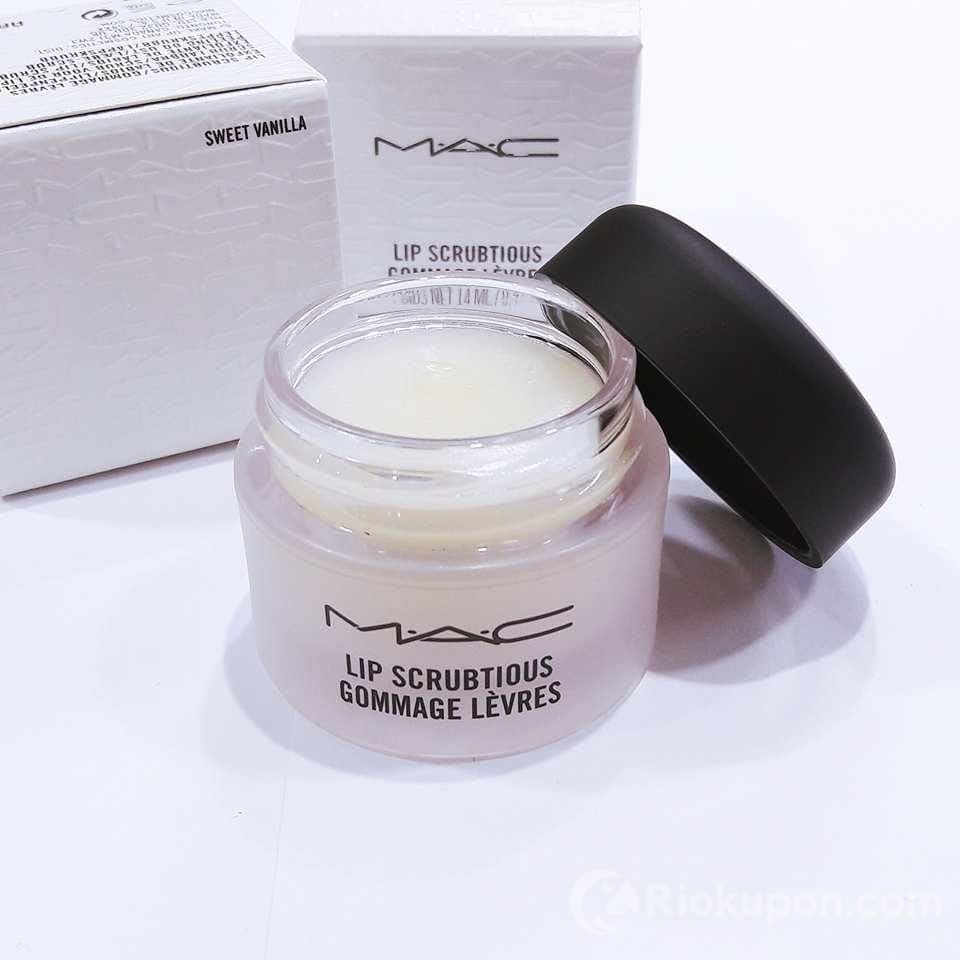 Tẩy da chết môi MAC với công thức từ đường, dưỡng ẩm nhẹ nhàng