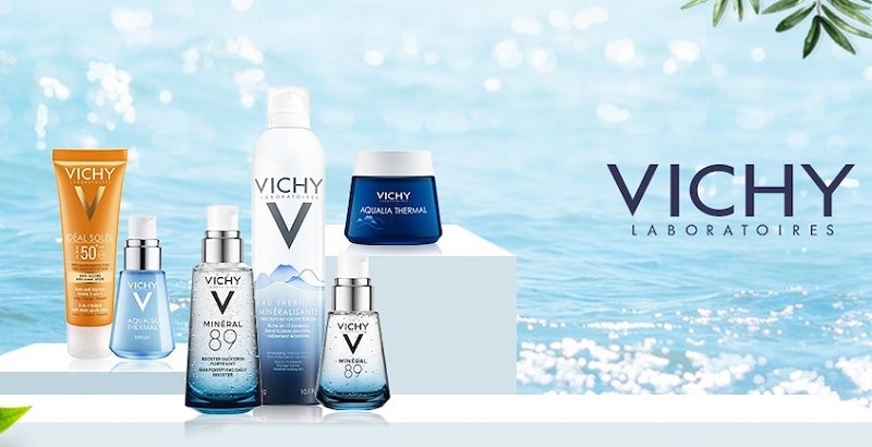 Logo thương hiệu mỹ phẩm Vichy Pháp cao cấp