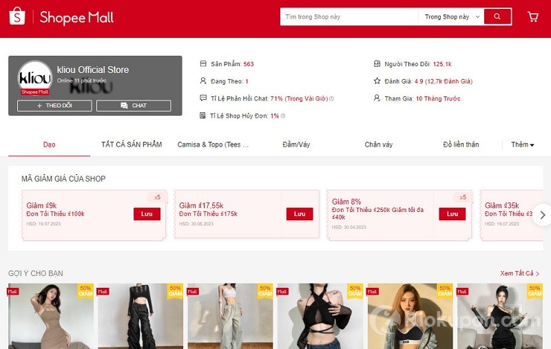 Sản phẩm Acubi style tại Kliou Official Store