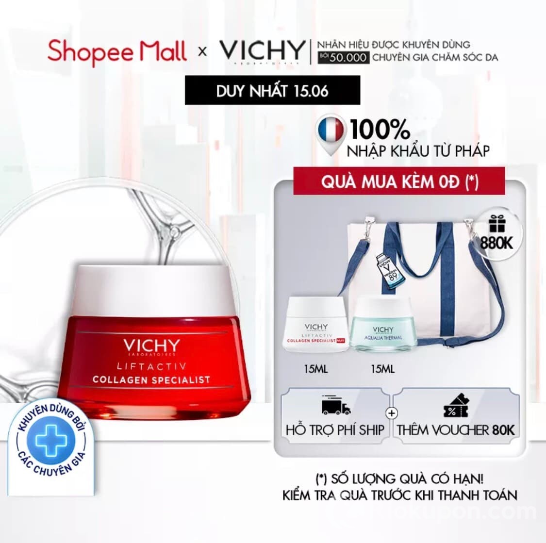 Kem dưỡng Vichy Liftactiv Collagen Specialist chống lão hóa