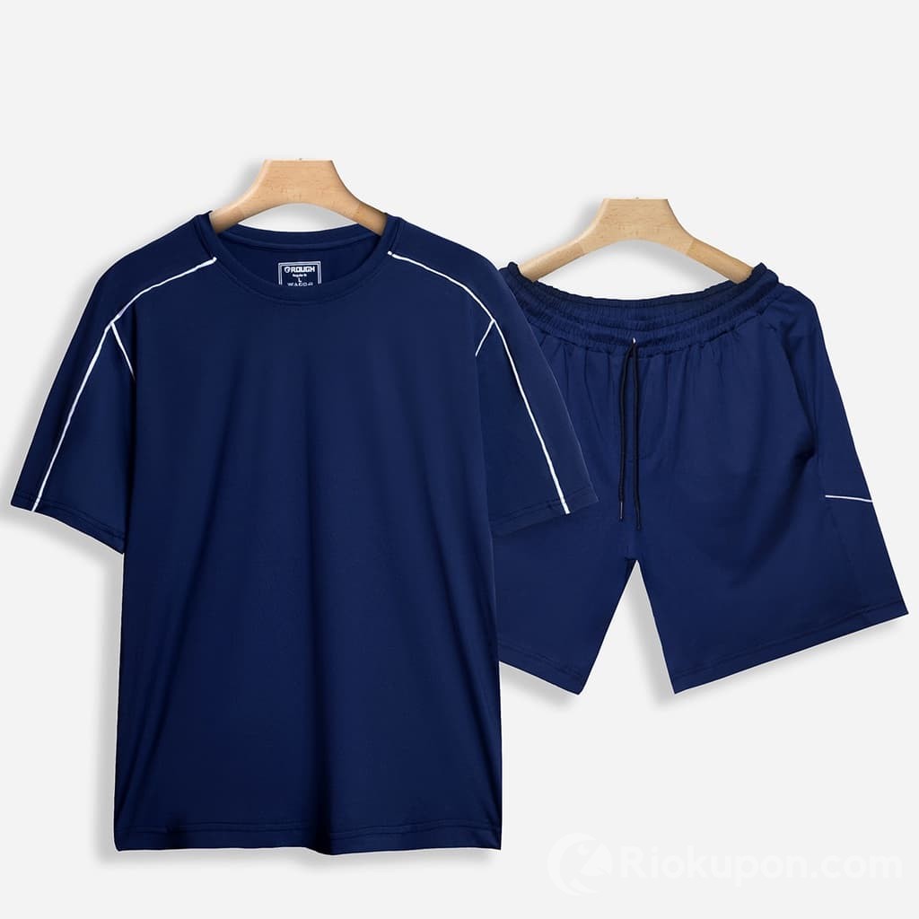 Bộ mặc nhà thể thao nam ROUGH chất vải thun