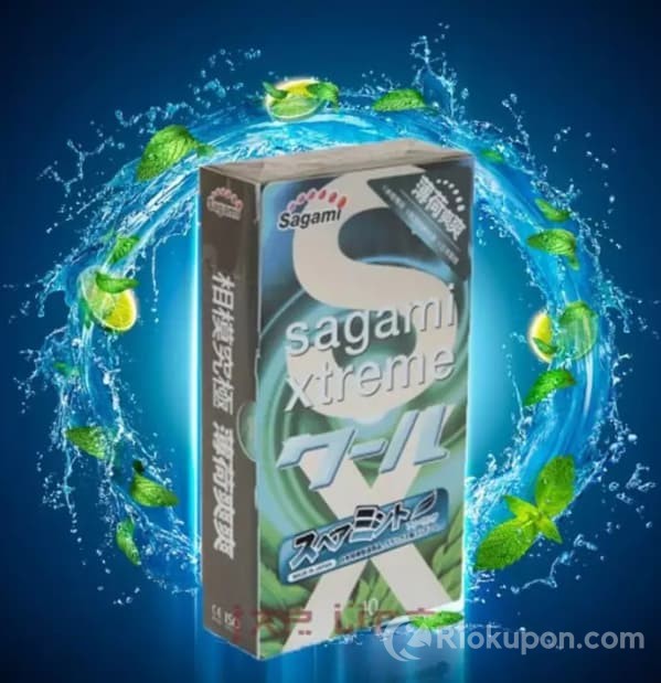 Bao cao su hương bạc hà Sagami hộp 10 chiếc