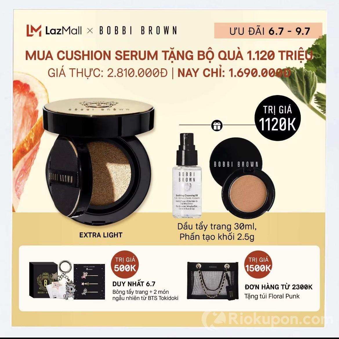 Bobbi Brown quà tặng