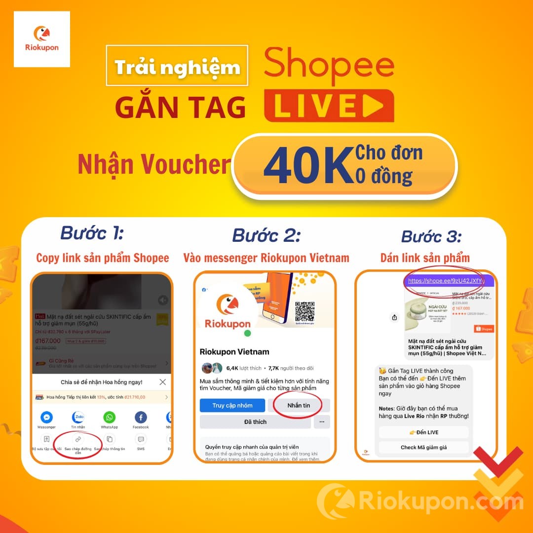 Mẹo sử dụng voucher Shopee live với các sản phẩm không có tag Shopee live