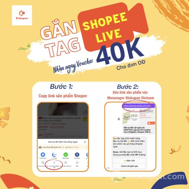 Hướng dẫn sử dụng voucher Shopee live khi sản phẩm không có tag Shopee live
