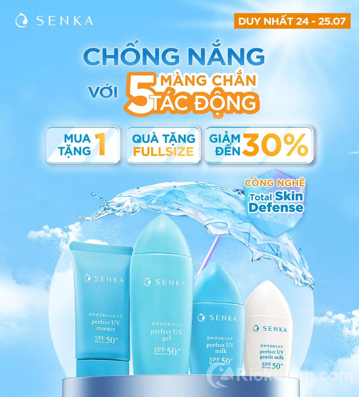 Thương hiệu Senka trong Shopee Sale 25.7