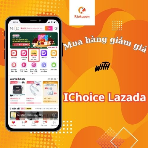 Logo Gói của tôi Lazada iChoice trên sản phẩm