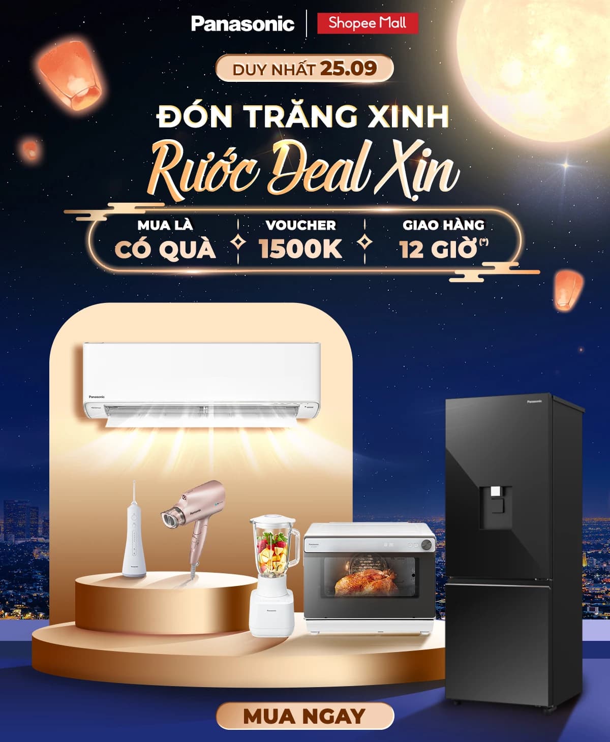 Thương hiệu Panasonic tham gia Shopee 25.9