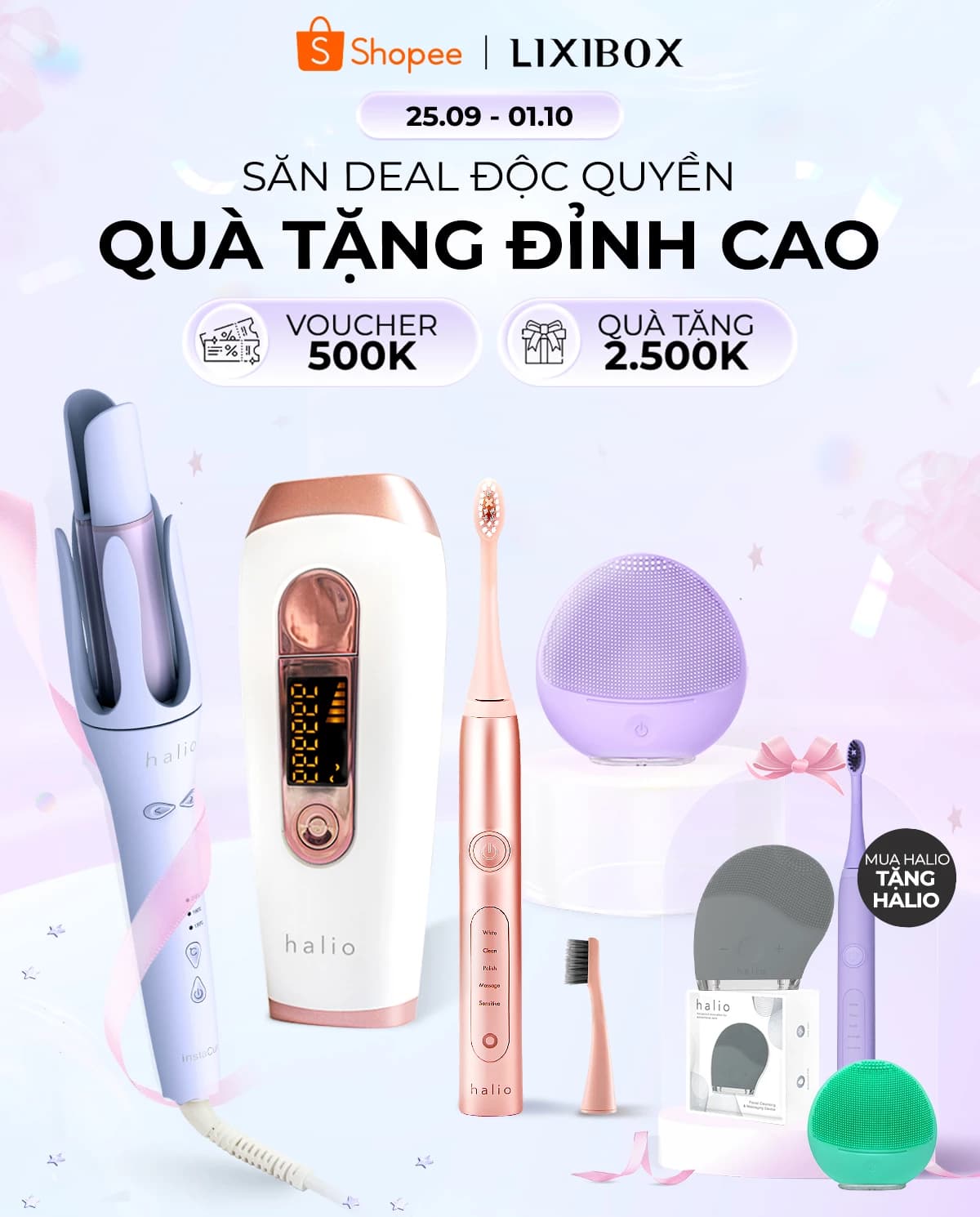 Thương hiệu Lixibox tham gia Shopee 25.9