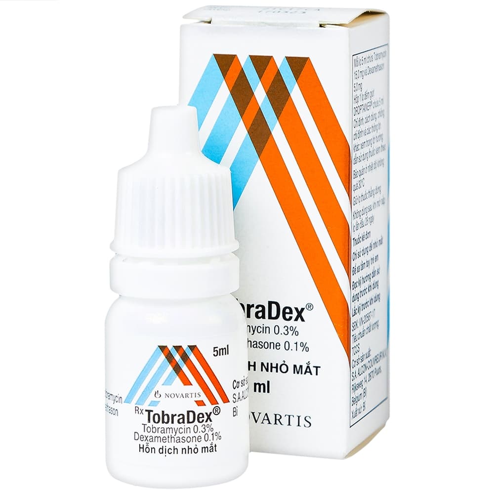 Thuốc nhỏ mắt ToBradex trị viêm mắt nặng