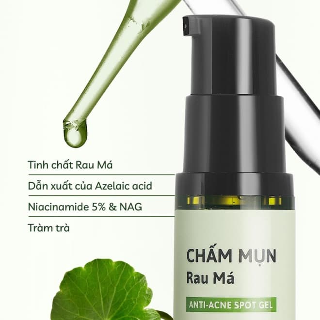 Hướng dẫn sử dụng chấm mụn rau má Cỏ Mềm đúng cách