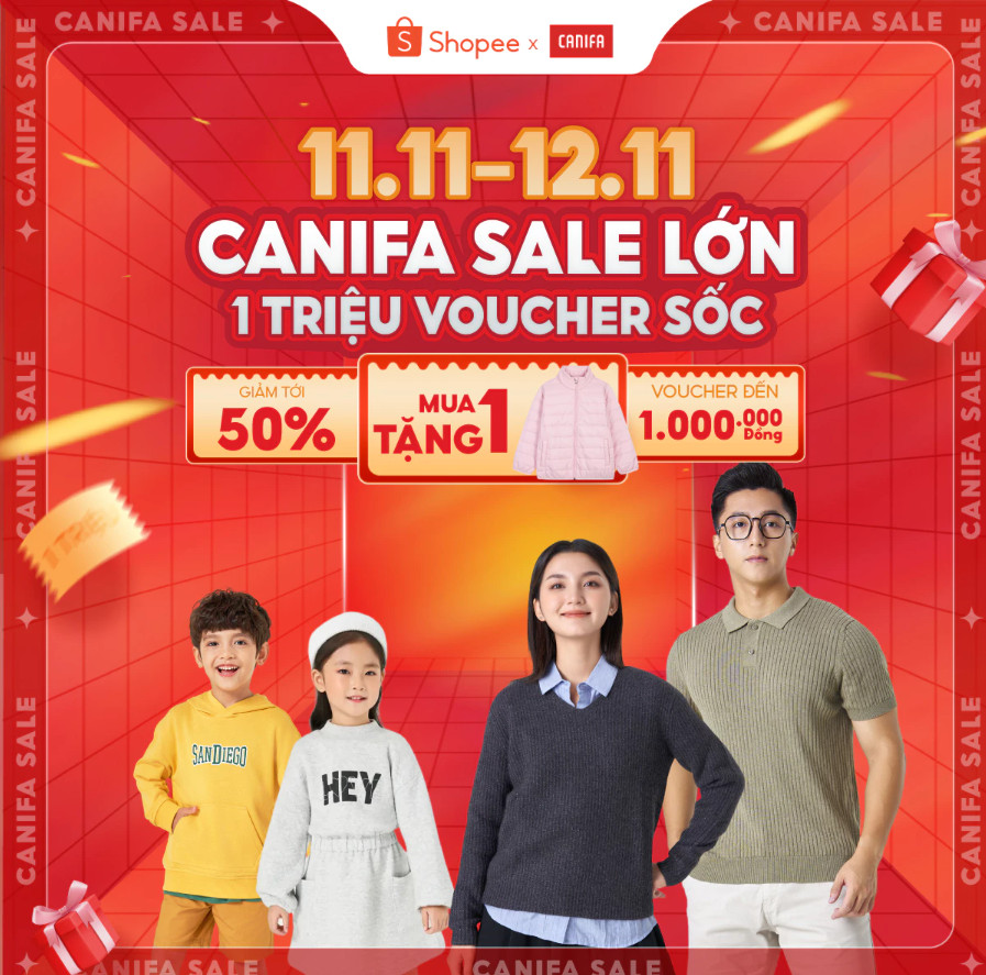 Canifa thời trang sale 11.11