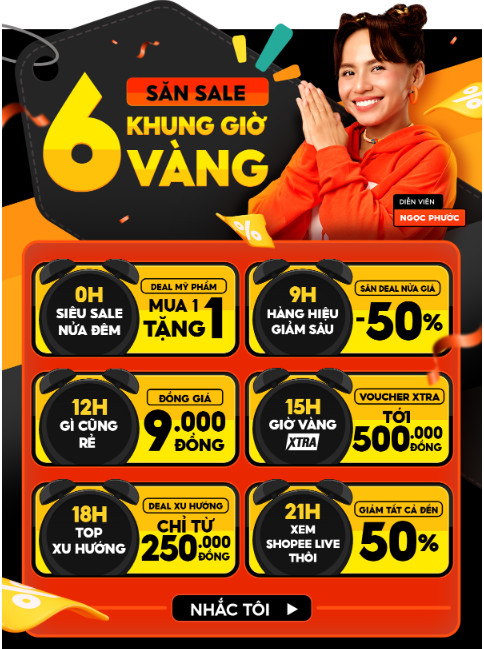 Lịch khung giờ vàng săn sale Black Friday Shopee
