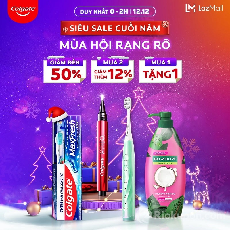 Colgate ưu đãi Lazada 12.12