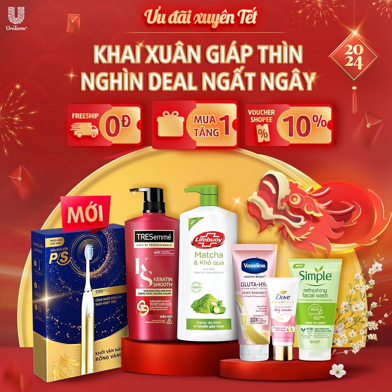 Shopee Tết Siêu Sale: Lì Xì 90% + Miễn Hết Phí Ship + Mua 1 Tặng 1