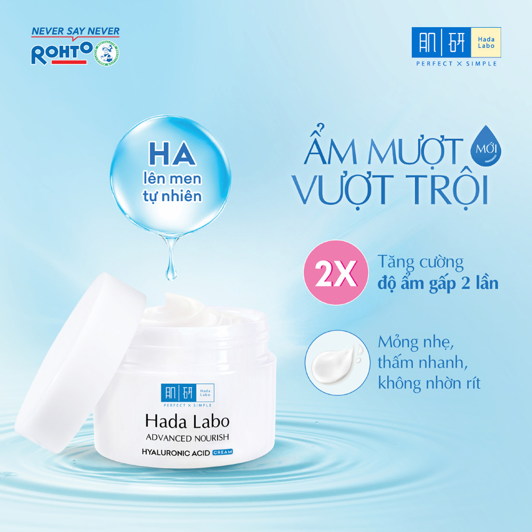 Kem dưỡng ẩm Hada Labo Advanced Nourish Cream dạng kem dày