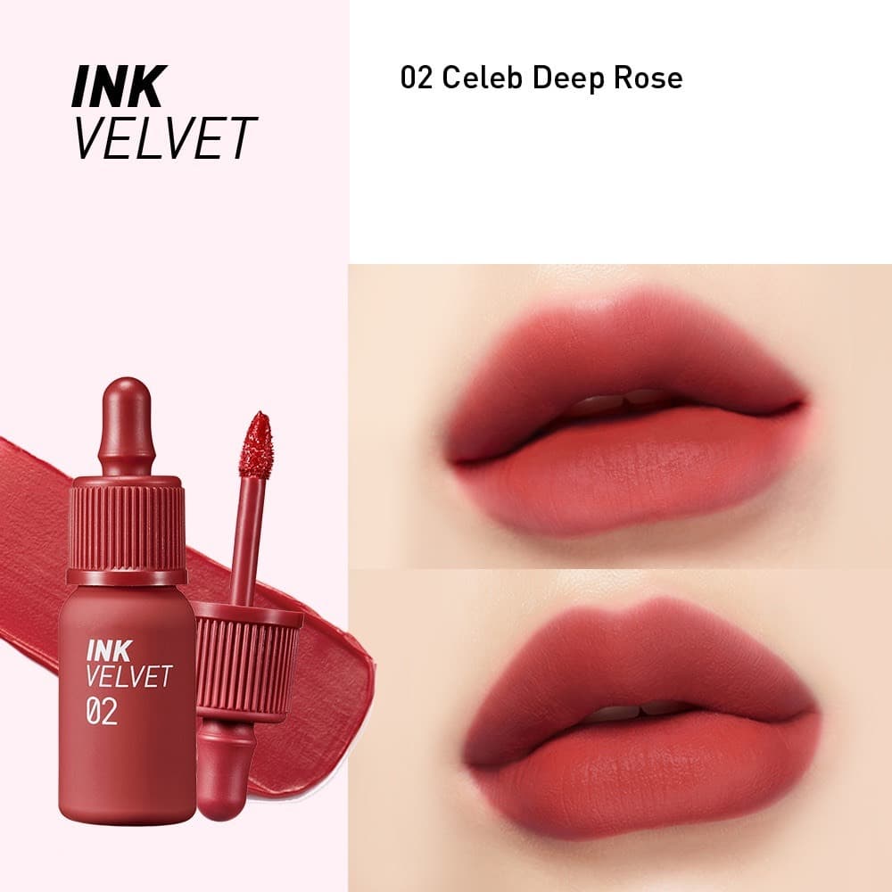 Son kem Ink Folio Velvet Peripera - son đỏ Tết 2024
