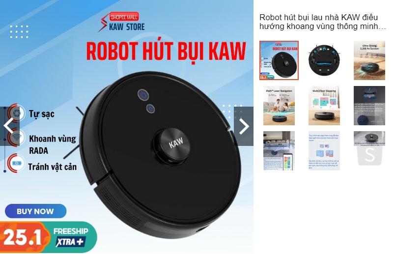 Quà Valentine tặng vợ máy hút bụi