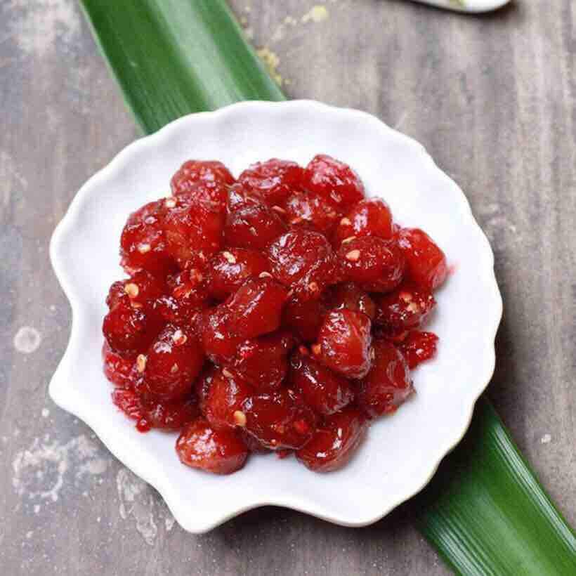 Mứt sơ ri to ngon hạt nhỏ