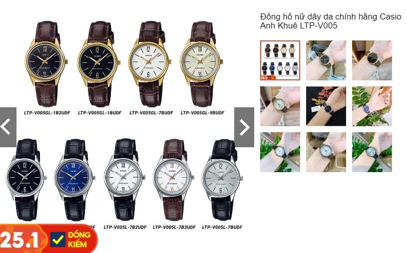 Quà Valentine tặng vợ đồng hồ