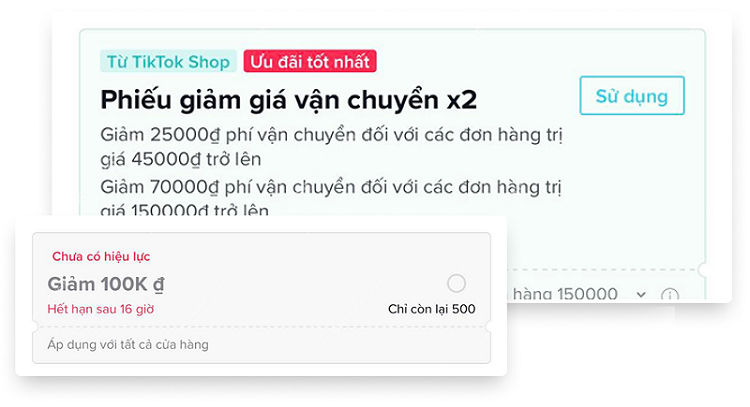 Sử dụng ứng dụng săn mã giảm giá để tìm mã freeship TikTok