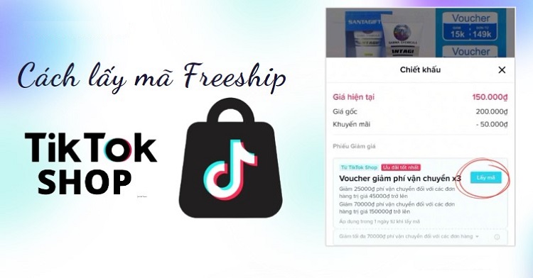 Hướng dẫn cách lấy mã freeship Tiktok cho đơn hàng đầu tiên