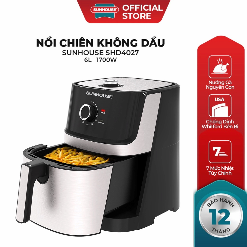 Nồi chiên không dầu Sunhouse