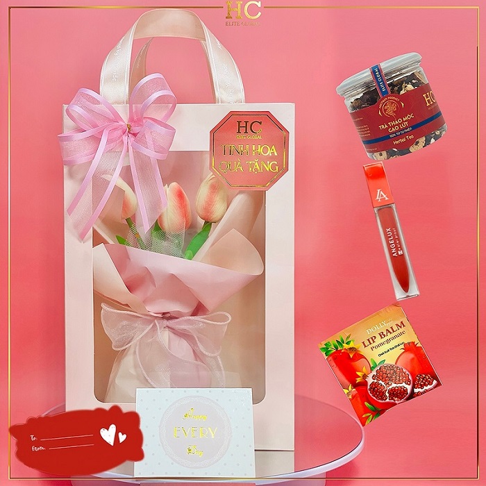 Set quà 8/3 nước hoa son môi chính hãng trên Shopee