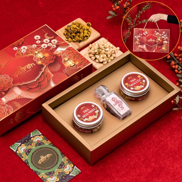 Set quà tặng 8/3 Saffron nhụy hoa nghệ Tây Jahan