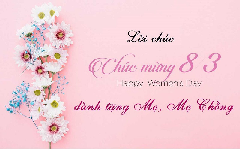 Tổng hợp những lời chúc 8/3 cho mẹ hay và ý nghĩa nhất