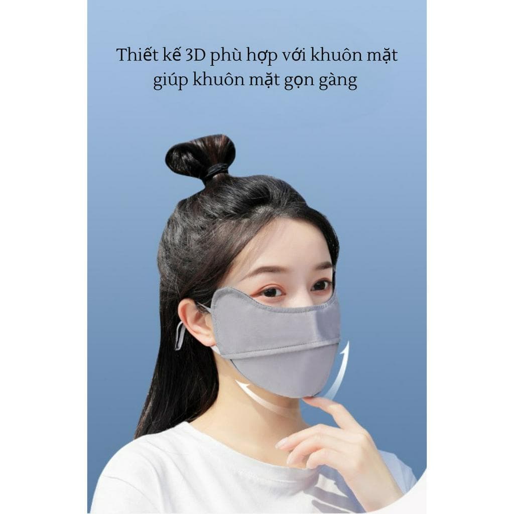 Khẩu trang chống tia UV Gepo mềm mịn, thông thoáng