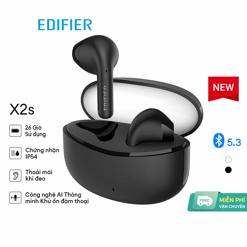 Tai nghe Bluetooth Edifier X2S thiết kế nhẹ