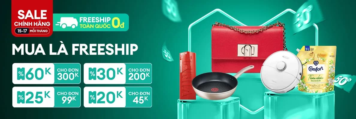 Ảnh minh họa chương trình freeship Lazada 15.3