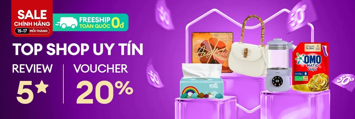 Ảnh minh họa các shop uy tín trong Lazada 15.3