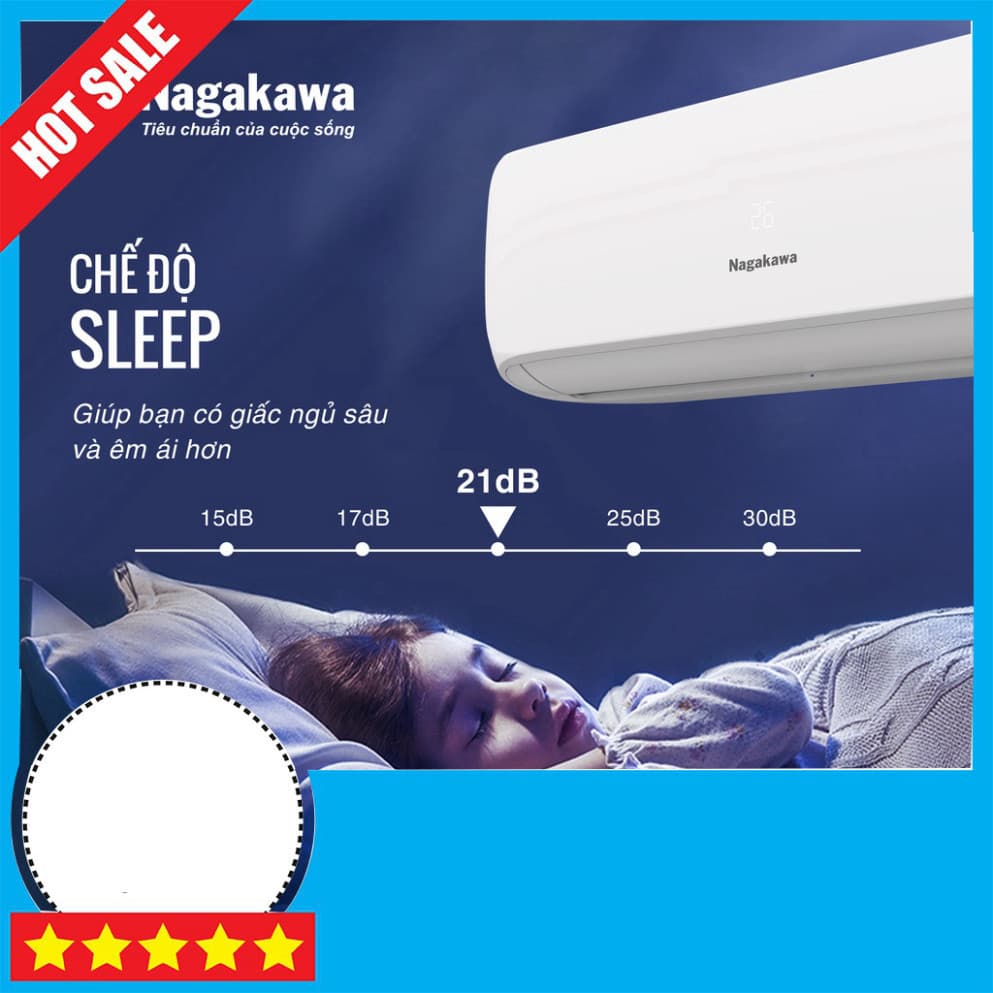 Điều hòa Nagakawa 1 chiều 12000BTU Inverter NIS-C09