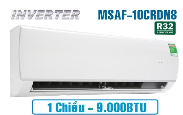 Điều hòa Midea 1 chiều Inverter 9000BTU MSAFC-10CRDN8