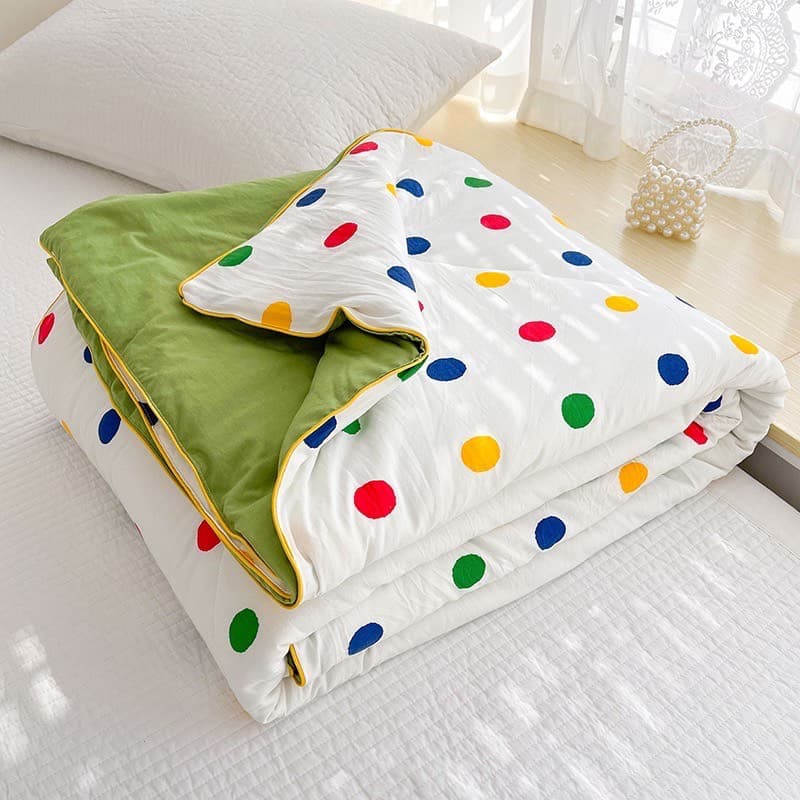Chăn lạnh mùa hè cotton đũi Hàn Quốc 2mx2m3