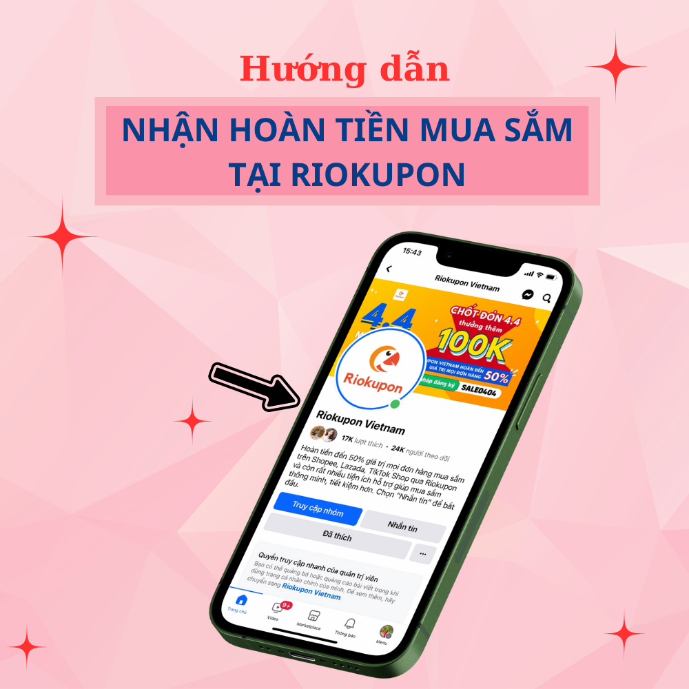 Hướng dẫn nhận hoàn tiền mua sắm online tại Riokupon