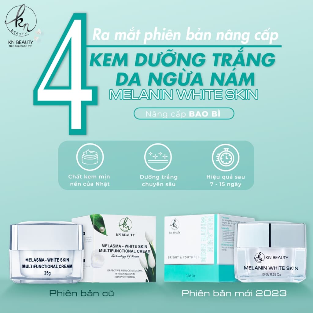 Set skincare mini KN Beauty dưỡng trắng da