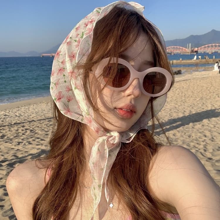 7+ Mẫu khăn turban phối ren hot trend đi biển sống ảo hút triệu like