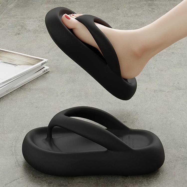 Dép xỏ ngón đi biển đế dày chống trượt thời trang