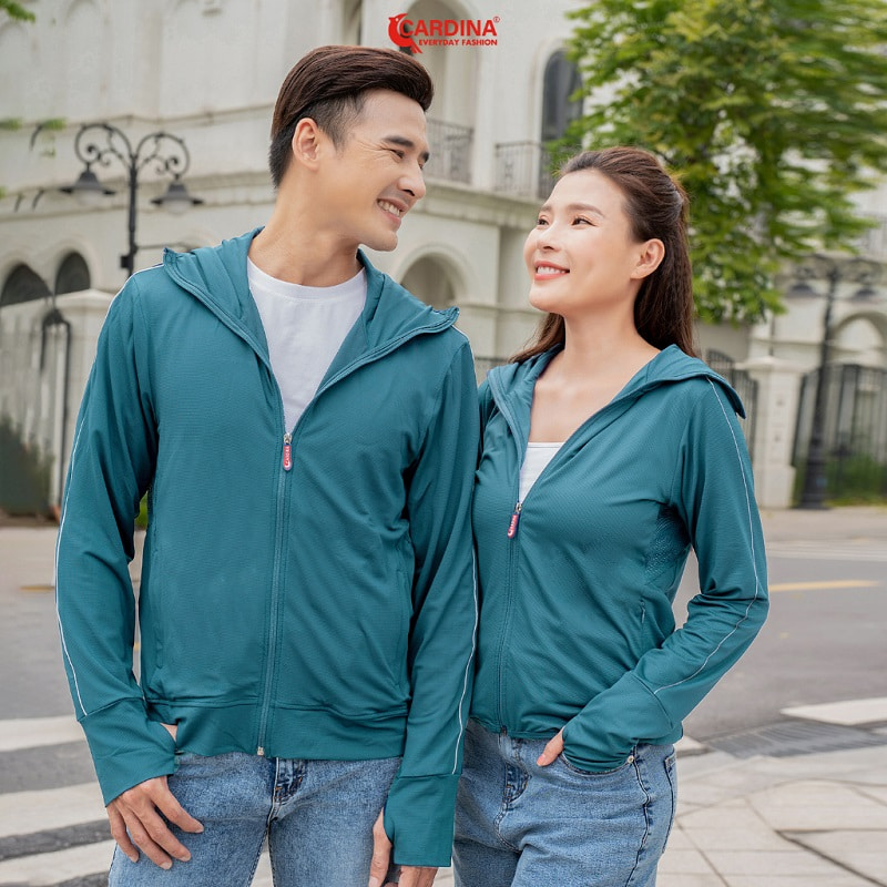 Áo chống nắng Cardina thiết kế tinh tế phong cách Á Đông