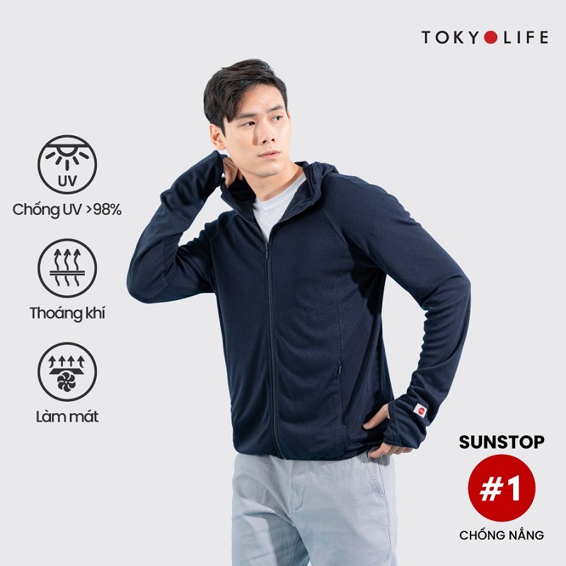 Áo chống nắng Tokyo Life phong cách minimal Nhật Bản