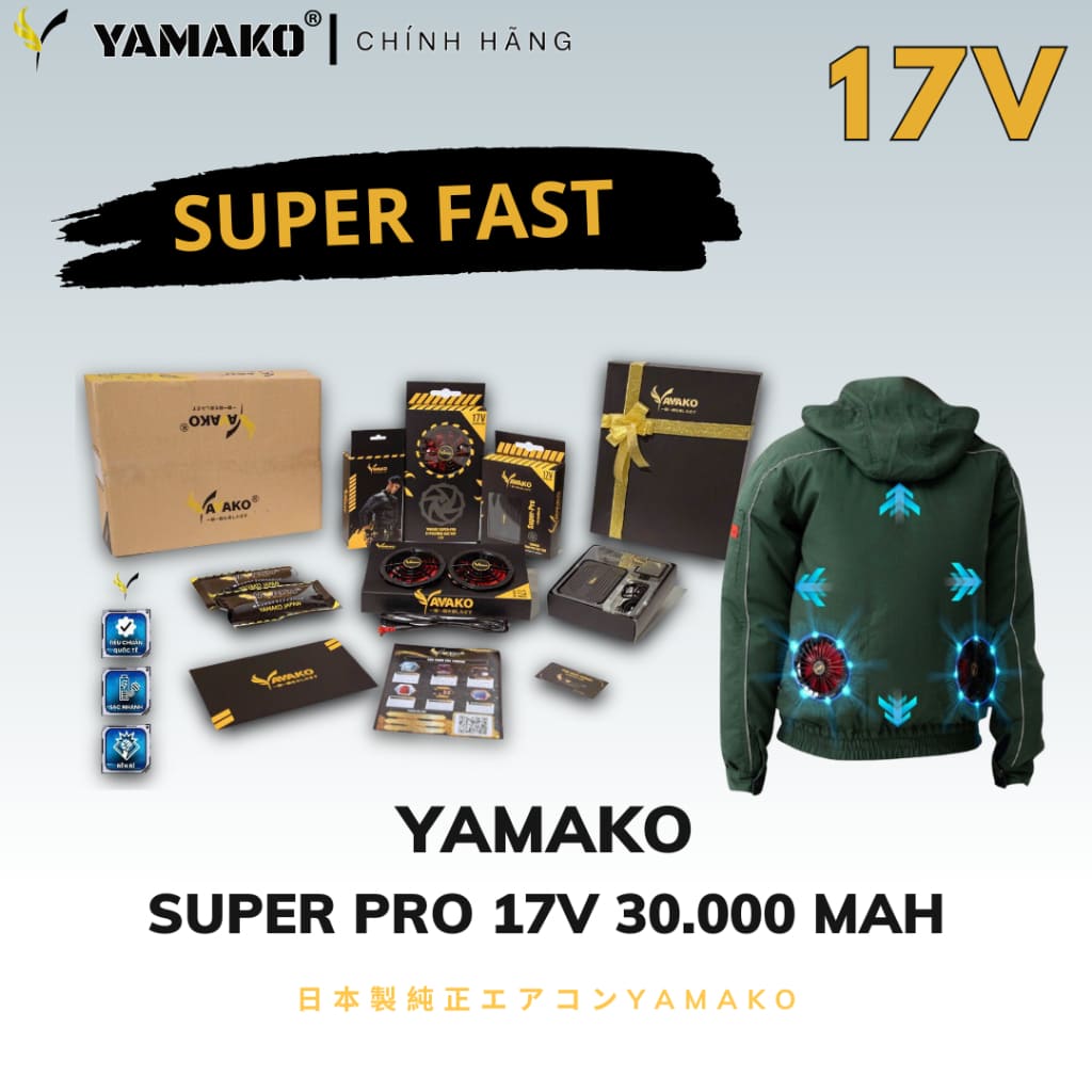 Áo điều hòa Yamako xanh rêu