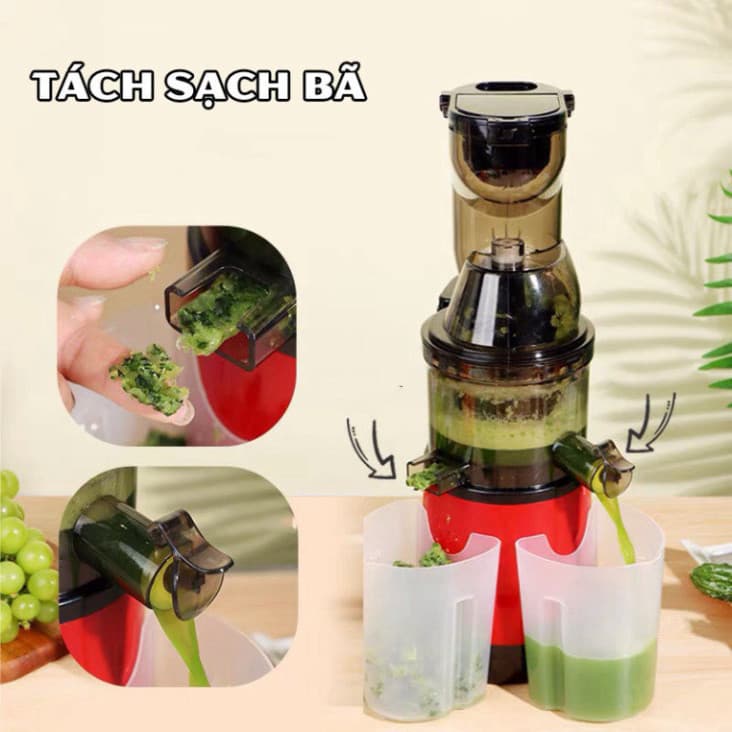 Máy ép chậm Camel LT-01 thiết kế bền bỉ với vòi rót chống rò rỉ