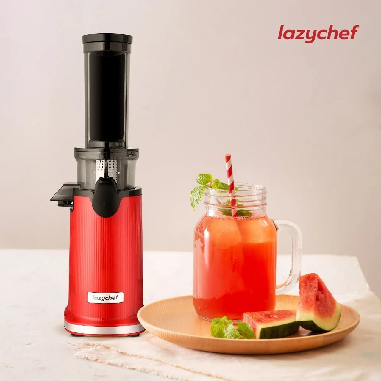 Máy ép chậm Mini 3S LazyChef nhỏ gọn, thiết kế dễ tháo lắp