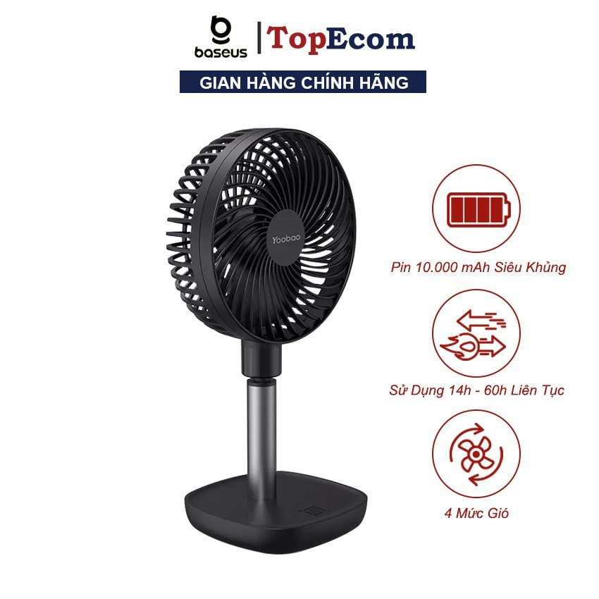 Quạt cây tích điện Yoobao F1 F2