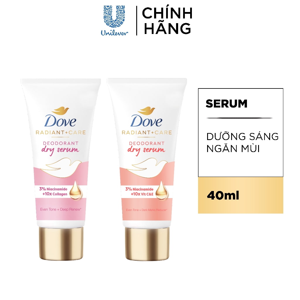 Kem khử mùi Dove Dry Serum có bao nhiêu loại? Review chi tiết từng loại