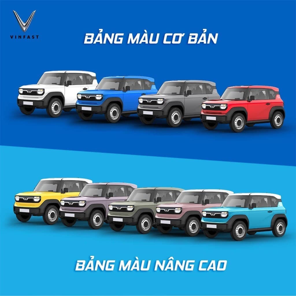 Nội thất VinFast VF 3 với màn hình 10 inch