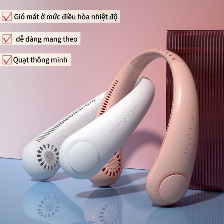 Quạt làm mát đeo cổ Relex thiết kế thông minh 24 phiến cánh